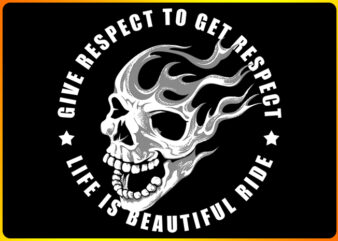Give Respect t shirt design template