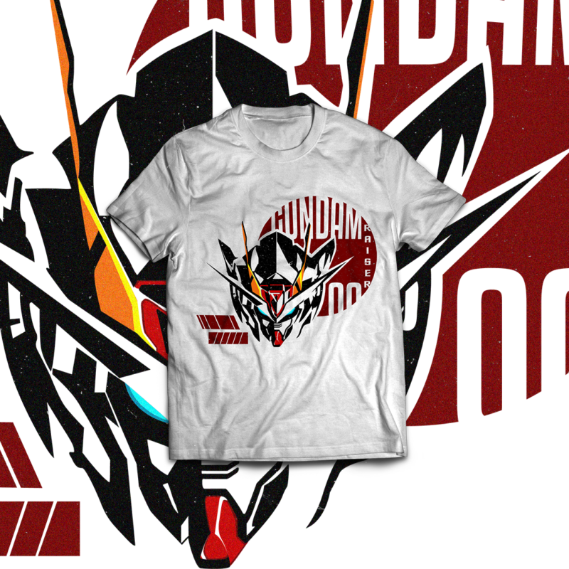 Gundam Head 0.1 T-Shirt Design