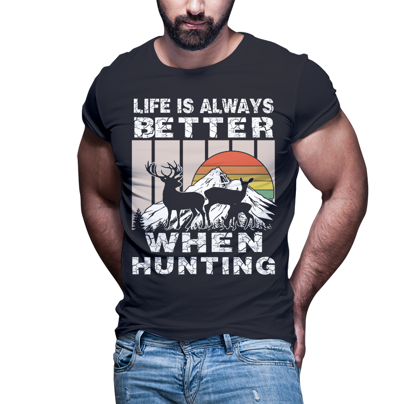 63 HUNTING Tshirt designs bundle editable