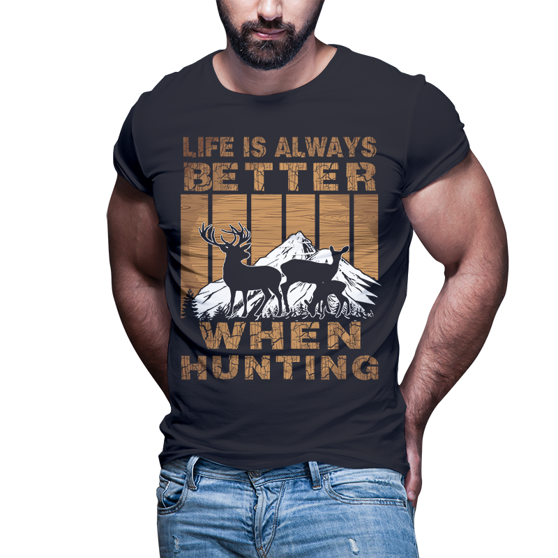 63 HUNTING Tshirt designs bundle editable