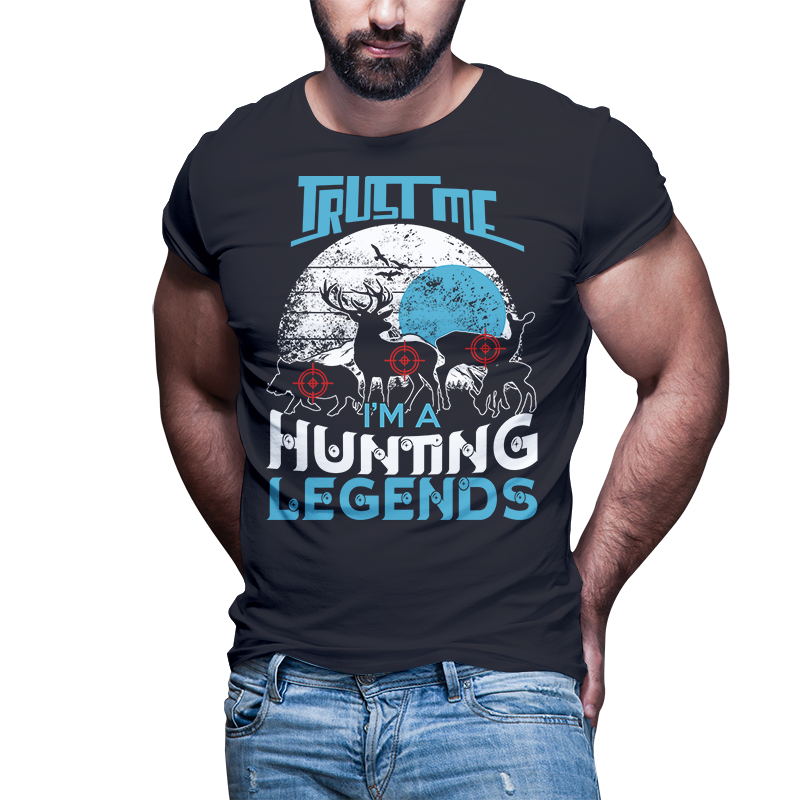 63 HUNTING Tshirt designs bundle editable