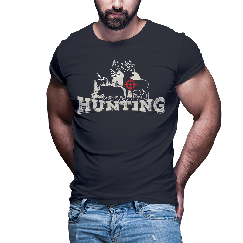 63 HUNTING Tshirt designs bundle editable