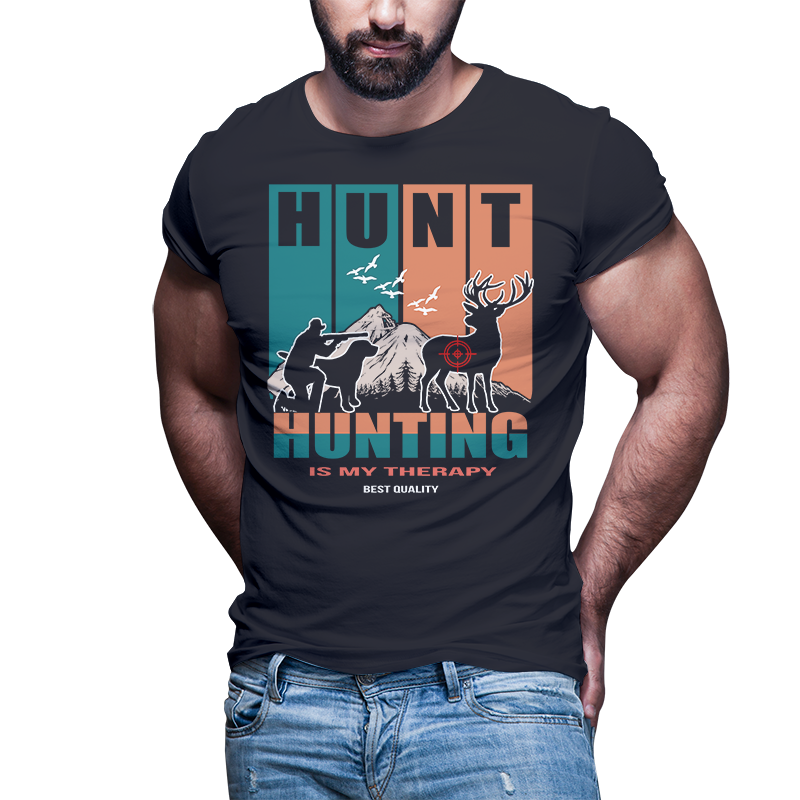 63 HUNTING Tshirt designs bundle editable