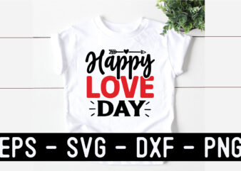 Love SVG T shirt Design Template