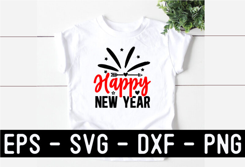 New Year SVG T shirt design Bundle