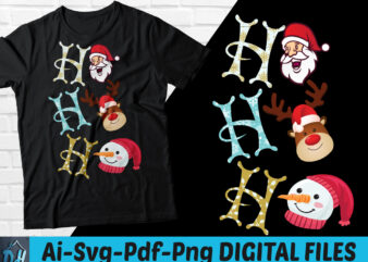 Ho ho ho Christmas t-shirt design, Ho Ho Santa SVG, Merry Christmas SVG, Mickey Mouse Christmas shirt, Funny Ho ho ho tshirt, Ho ho ho Christmas sweatshirts & hoodies