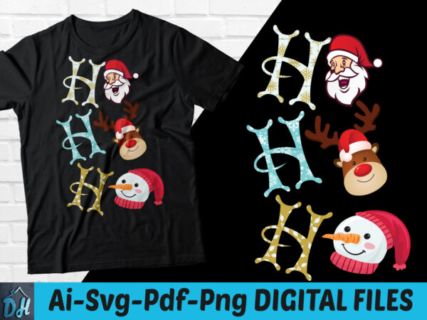 Ho ho ho christmas t-shirt design, ho ho santa svg, merry christmas svg, mickey mouse christmas shirt, funny ho ho ho tshirt, ho ho ho christmas sweatshirts & hoodies