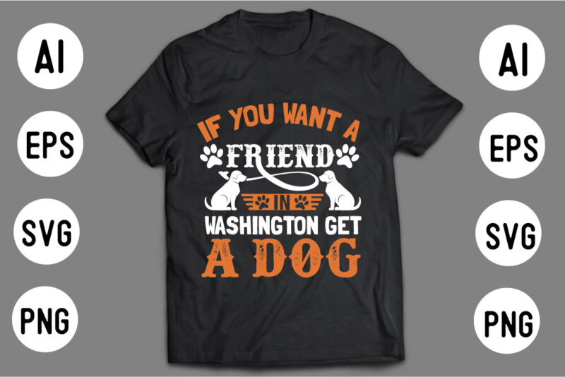 DOG T shirt Design Template