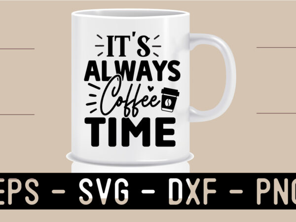 Coffee svg t shirt design template