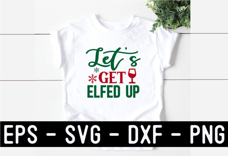 Christmas Wine SVG T shirt Design Template