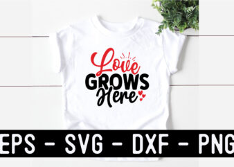 Love SVG T shirt Design Template