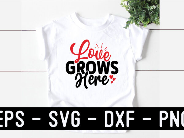 Love svg t shirt design template