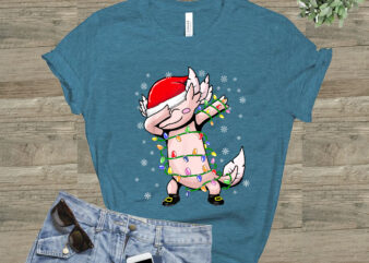 Axolotl Dabbing As Christmas Png, Axolotl Dabbing Png, Axolotl Christmas Png, Christmas Png