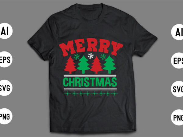 Christmas t shirt design template