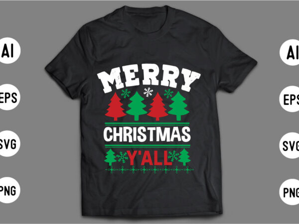 Christmas t shirt design template