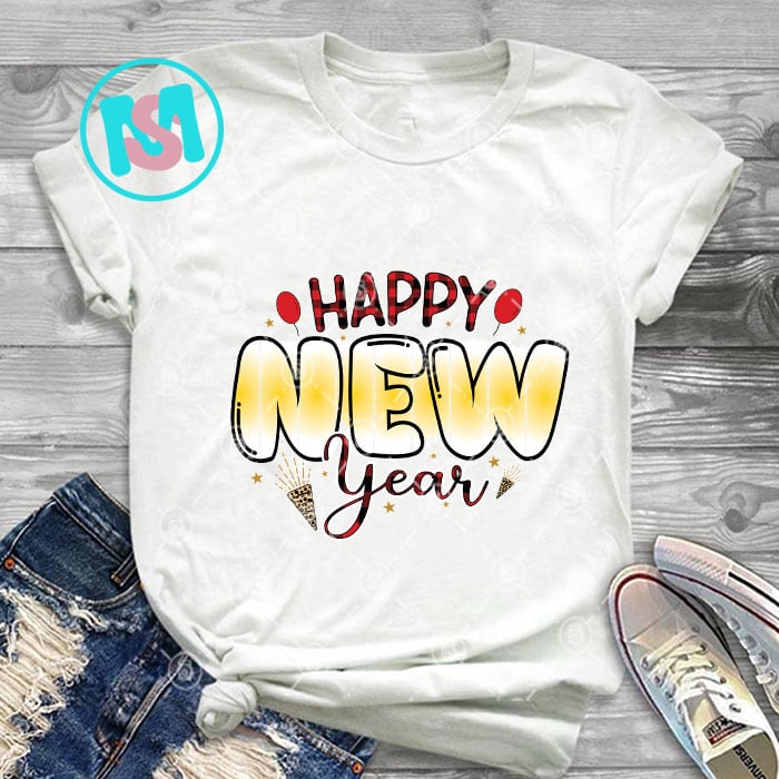 Happy New Year 2022 PNG Bundle | Happy New Year PNG | New Year PNG | Cheers 2022 Saying | New Year's Eve Quote