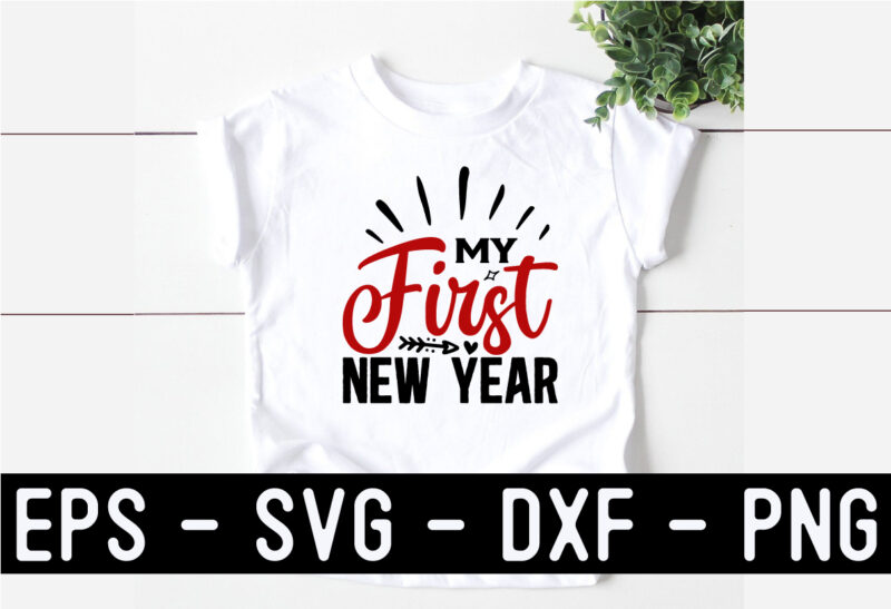 New Year SVG T shirt design Bundle