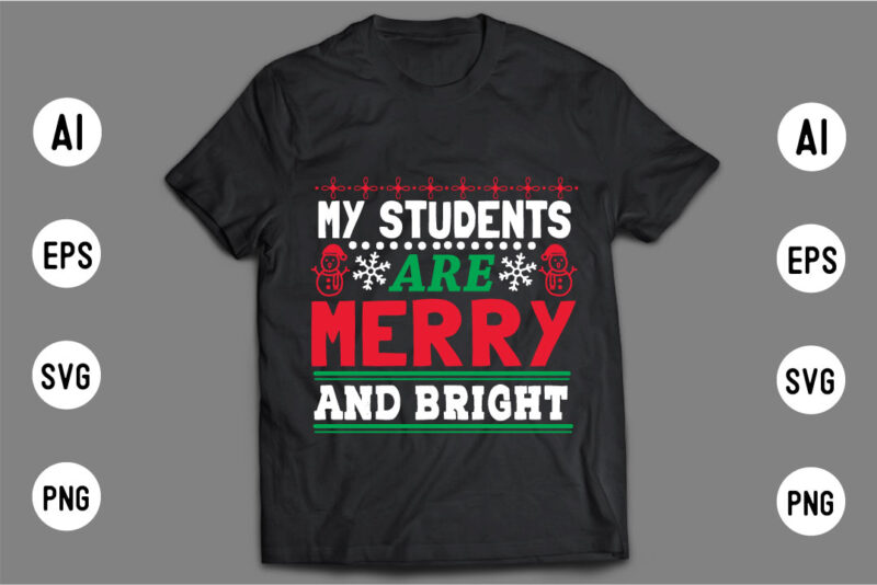 Christmas T shirt Design Bundle