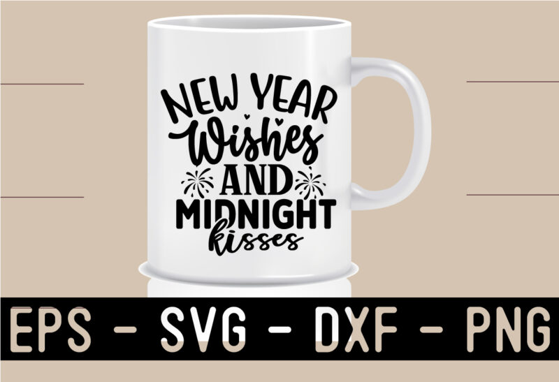 New Year SVG T shirt design Template