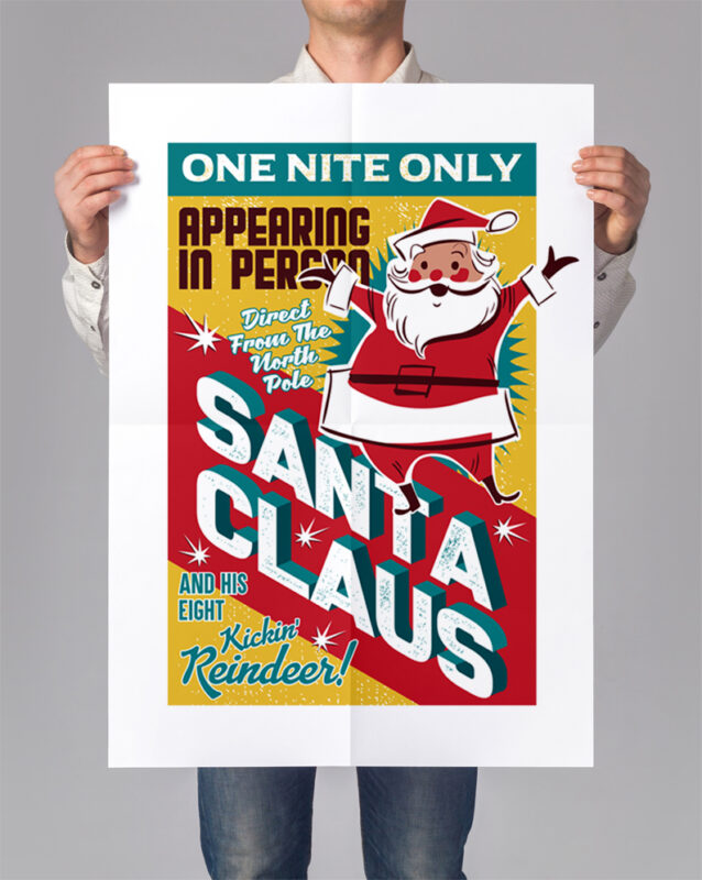 t-shirt vector BEST EVER CHRISTMAS BUNDLE - Santa VS Krampus