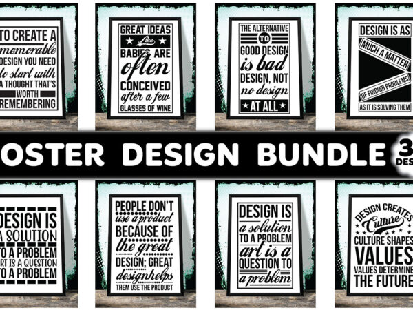 Poster design bundle