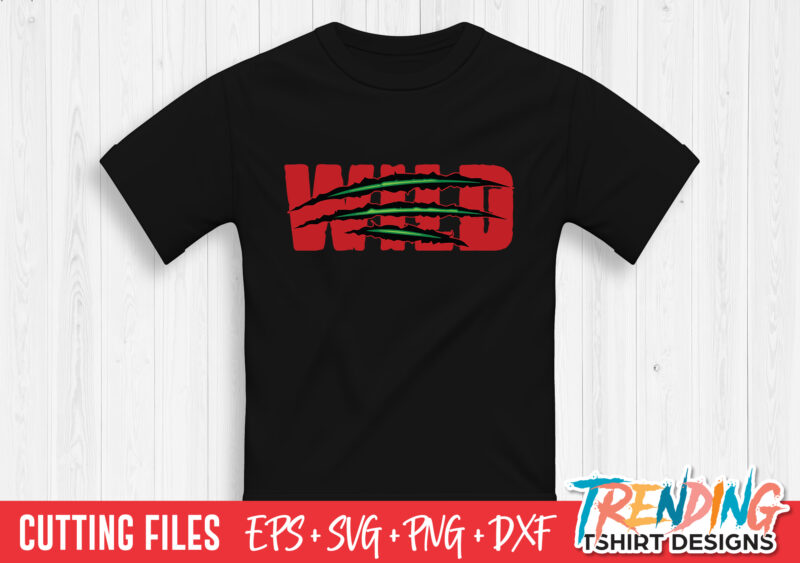 Wild SVG T-Shirt Design