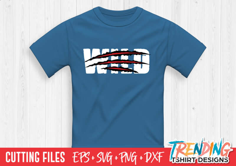 Wild SVG T-Shirt Design