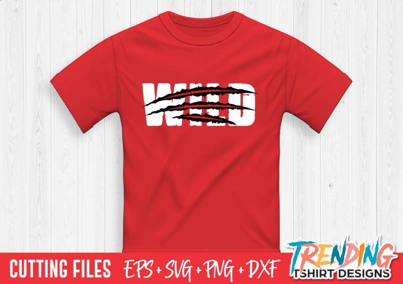 Wild SVG T-Shirt Design