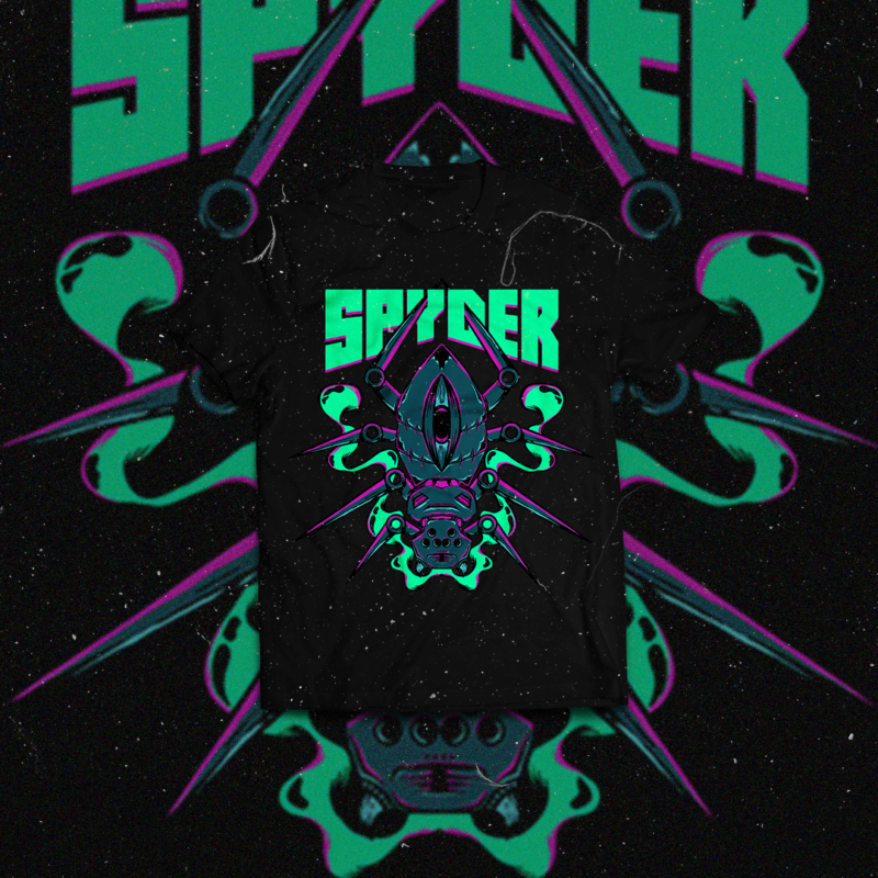 Spyder T-Shirt Design