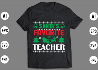 Christmas T shirt Design Template