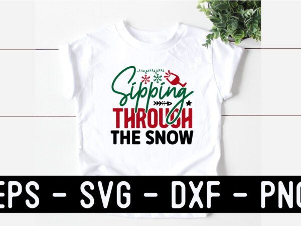 Christmas wine svg t shirt design template