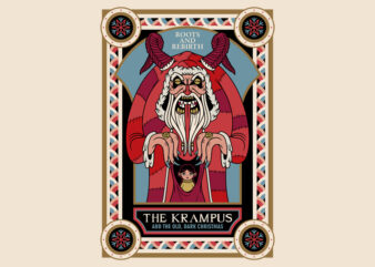 THE KRAMPUS t shirt designs for sale