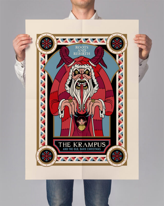 t-shirt vector BEST EVER CHRISTMAS BUNDLE - Santa VS Krampus