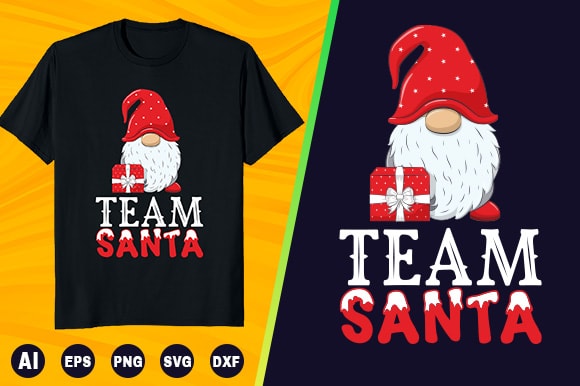 Christmas t-shirt – team santa