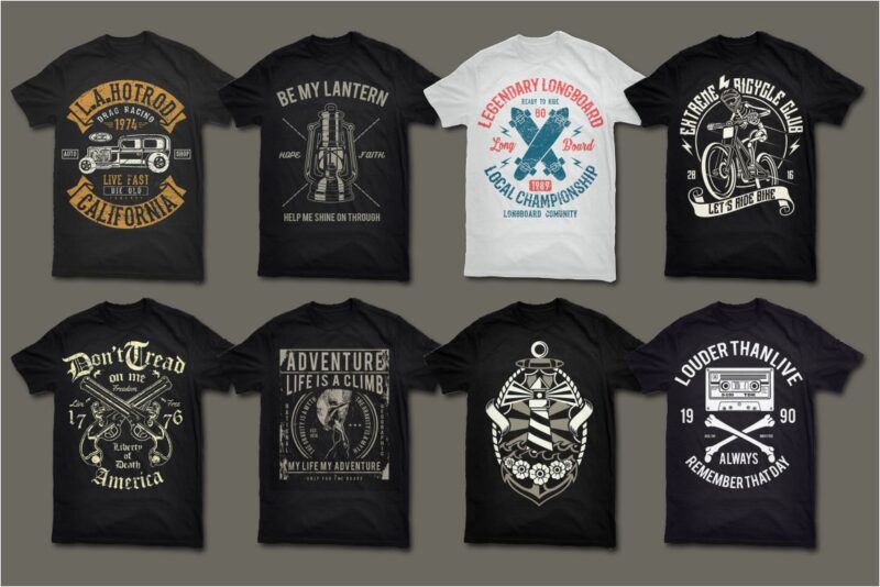 t-shirt vector 500 Tshirt Designs BUNDLE