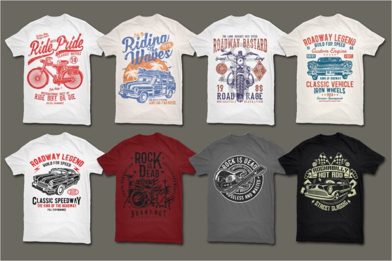 t-shirt vector 500 Tshirt Designs BUNDLE