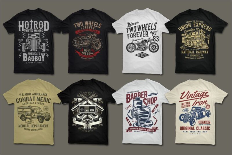 t-shirt vector 500 Tshirt Designs BUNDLE