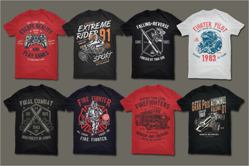 t-shirt vector 500 Tshirt Designs BUNDLE