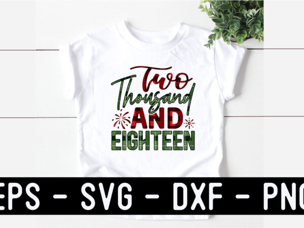 New year svg t shirt design template