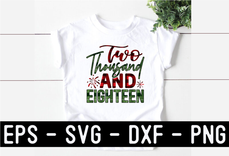 New Year SVG T shirt design Template