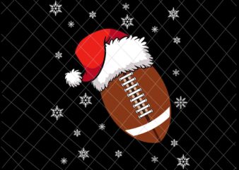 American Football Santa Svg, Christmas American Football Svg, Santa Football Svg, Christmas Football Svg