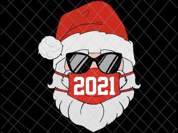 Santa claus mask svg, santa christmas svg, christmas mask svg, santa claus svg, santa christmas svg t shirt template vector