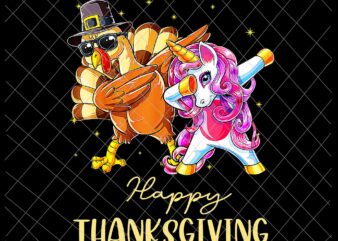 Happy Thanksgiving Unicorn Turkey Dabbing Png, Thanksgiving Unicorn Turkey Png, Unicorn Turkey Dabbing Png