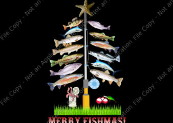 Merry Fishmas Christmas Tree Png, Merry Fishmas Png, Tree Christmas Png, Christmas Png