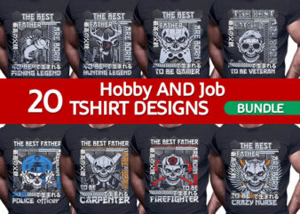 20 JOB AND HOBBY – bundle t shirt design