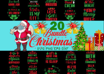 20 Christmas bundle svg, christmas svg, snow svg, santa svg, merry christmas svg, bundle christmas svg, tree christmas svg, santa svg, bundle christmas svg, christmas bundles, xmas bundle, Quote Christmas Svg,