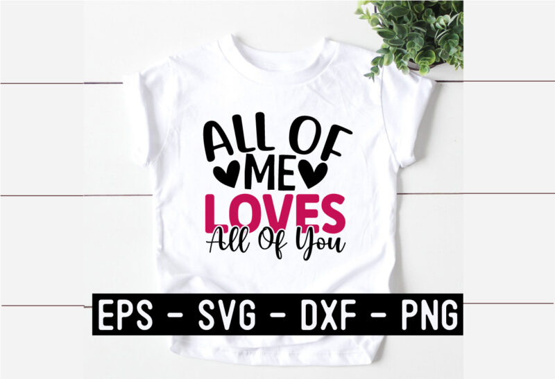 valentine SVG T shirt Design Template