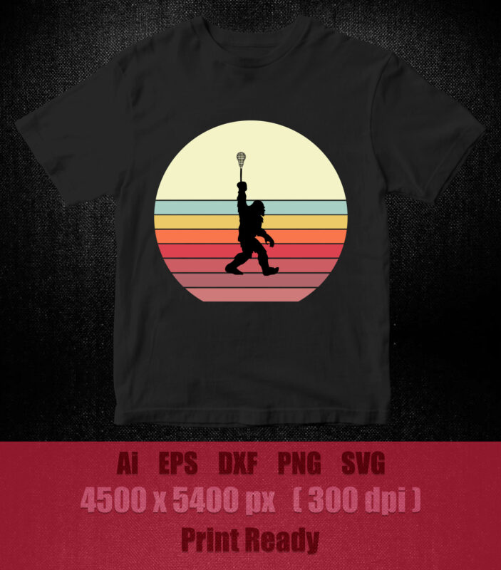 Bigfoot SVG editable vector Big Foot Clipart SVG, Sasquatch Big Foot Graphic SVG, t-shirt design