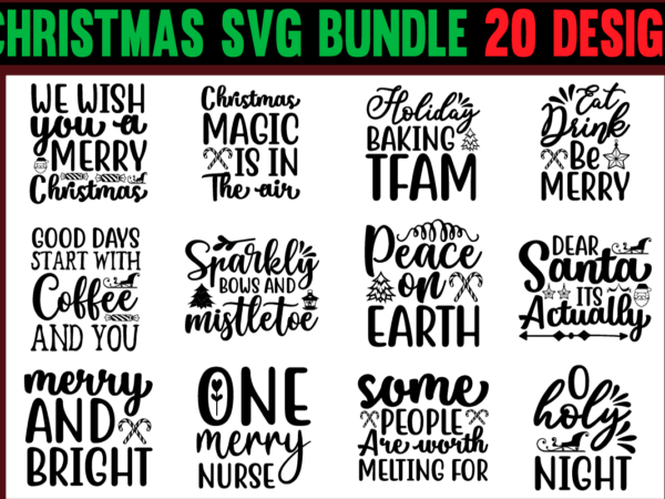 Christmas svg bundle graphic t shirt