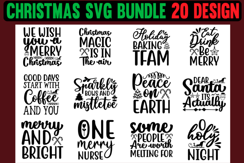 Christmas svg bundle graphic t shirt